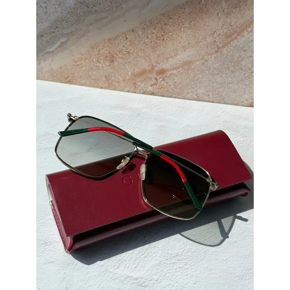 NEW Gucci GG0394S Black Oversized Square Sunglasses RARE - Picture 9 of 9